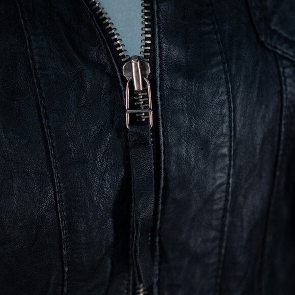 Gipsy trixi leather jacket bikers black - Picture 6 of 10